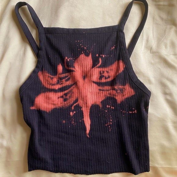 Bleach painted dragonfly tank - Picture 1 of 3